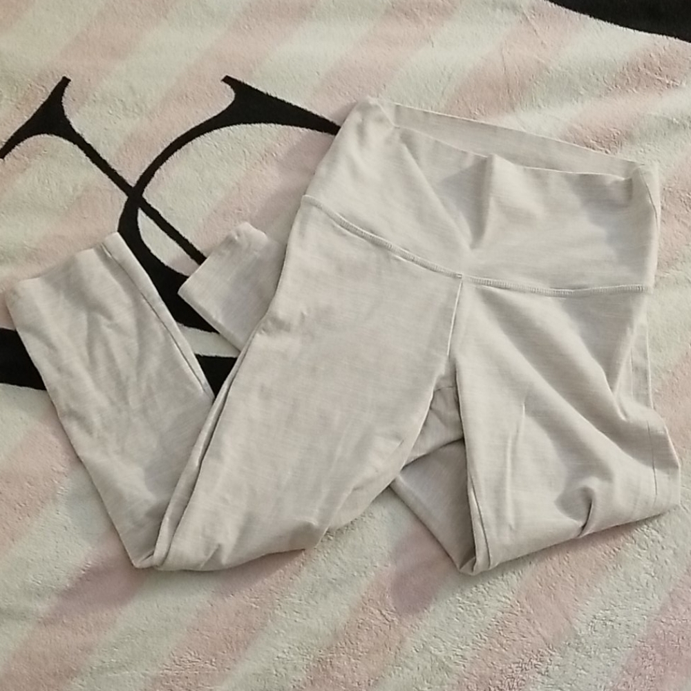 Aerie Chill Play Move Heather Crop Leggings